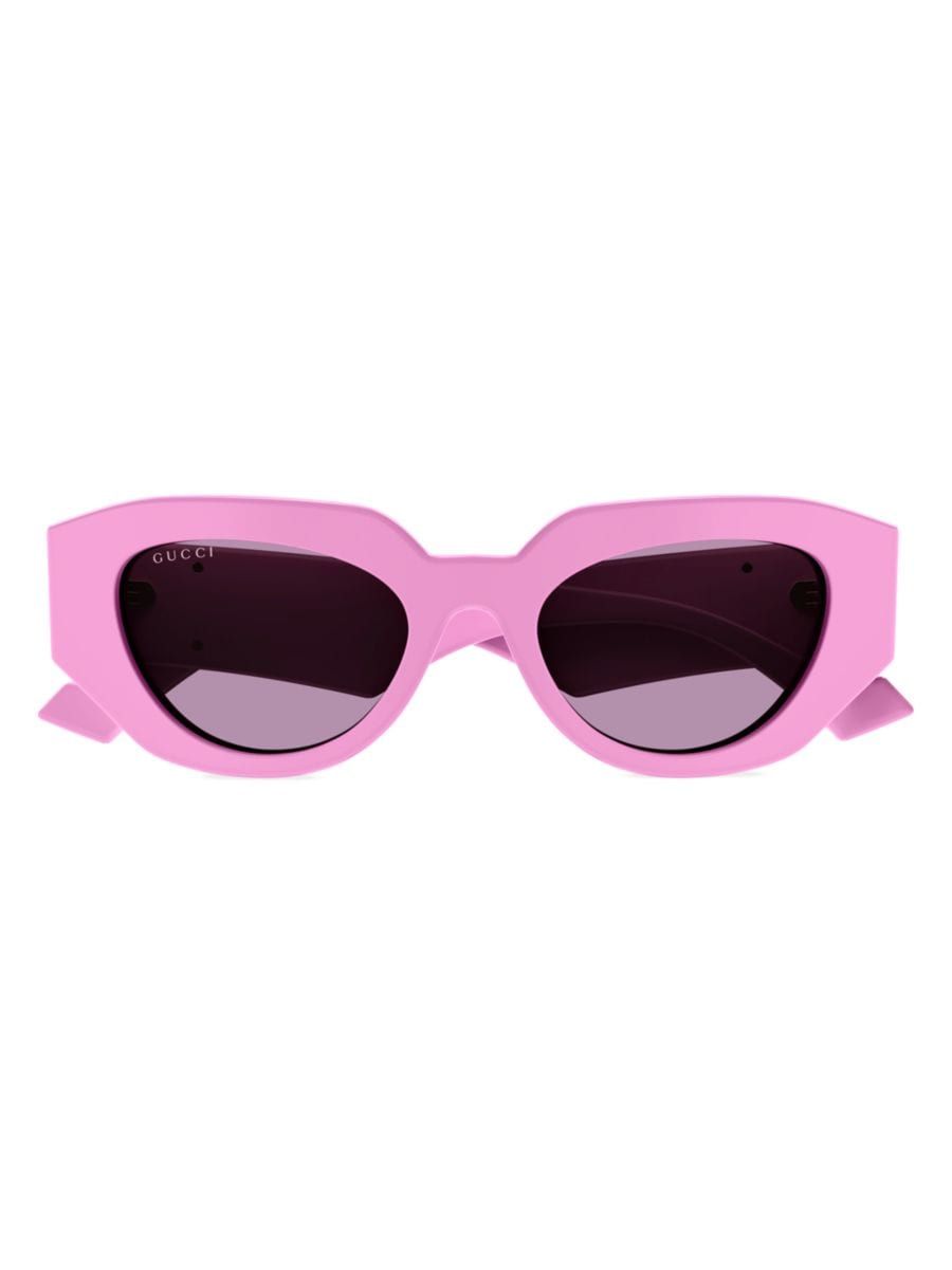 Gucci Generation 51MM Geometric Sunglasses | Saks Fifth Avenue