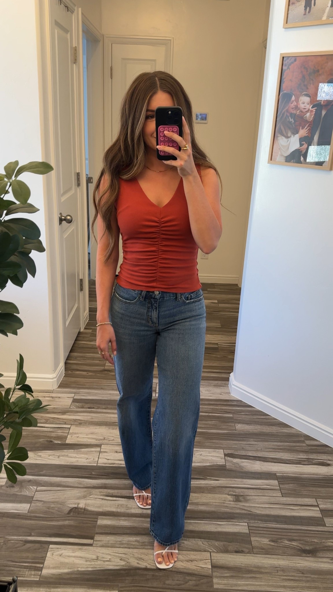 Size small top 
Size 26 jeans 
Size 8 shoes 