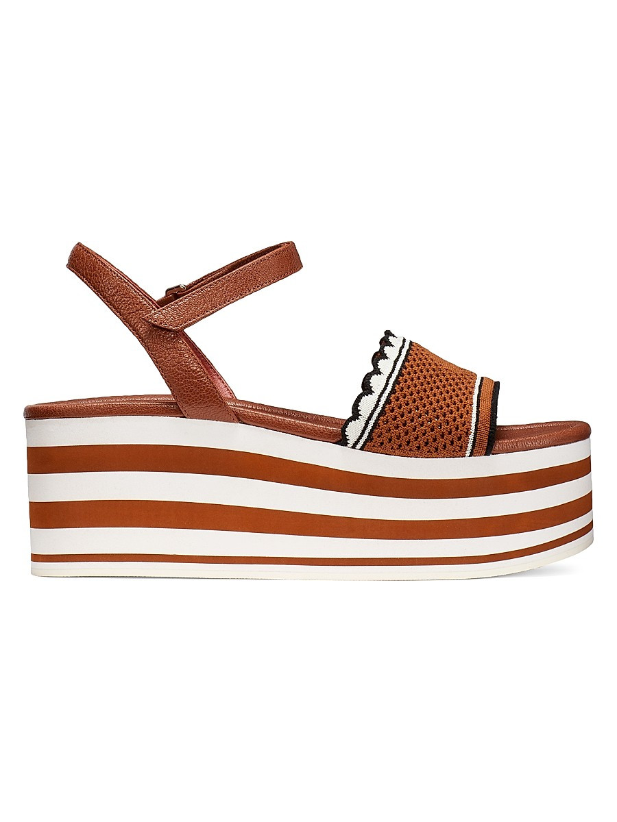 kate spade new york Women's Highrise Platform Sandals - Brown - Size 8.5 | Saks Fifth Avenue OFF 5TH