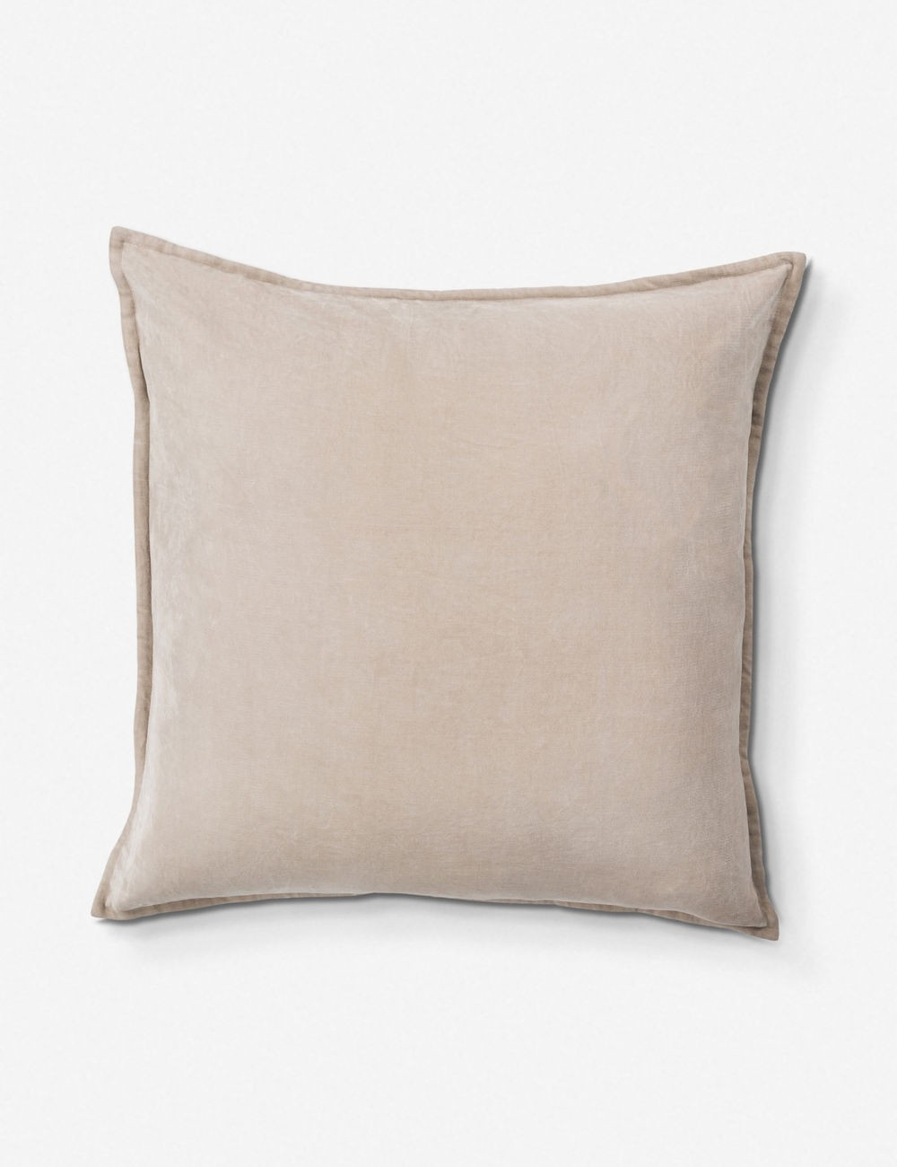 Maxen Velvet Pillow, Oyster | Lulu and Georgia 