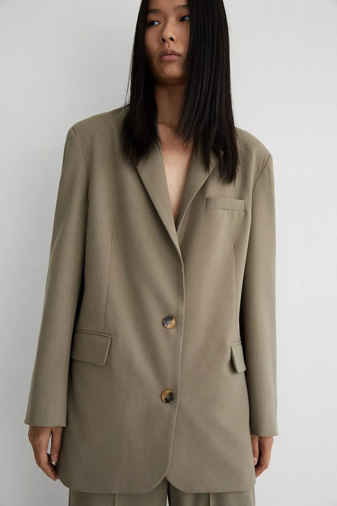 Jackets & Coats | Relaxed Oversized Blazer | Warehouse | Warehouse UK & IE