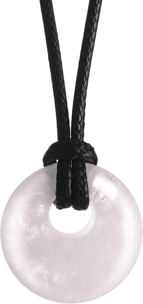Sacina O Ring Choker Necklace, Boho Necklace, Gothic Necklace, Healing Crystal Necklace, Summer N... | Amazon (US)