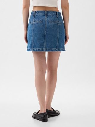 Denim Cargo Mini Skirt | Gap (CA)