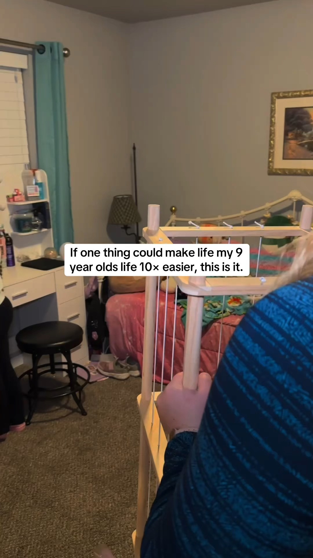 🧸 I can officially see my daughter’s floor again. I wish they came up with stuffed animal storage like this sooner 

 #LTKmomlife #LTKHome #LTKKids