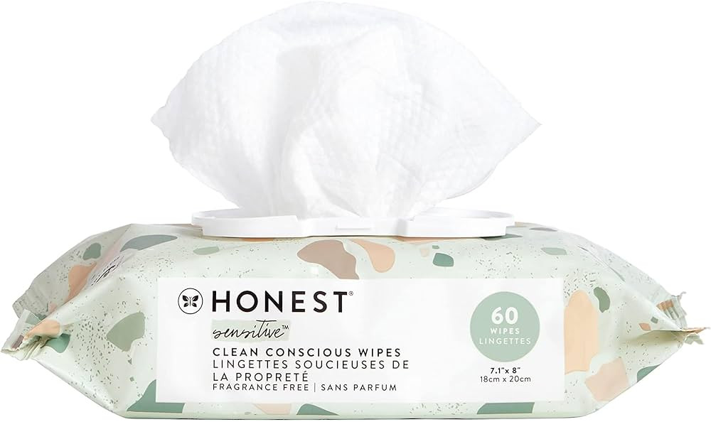 The Honest Company Clean Conscious Unscented Wipes | Over 99% Water, Compostable, Plant-Based, Ba... | Amazon (US)