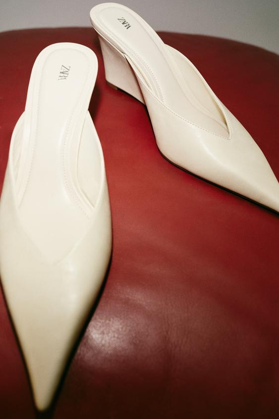 SLINGBACK WEDGE SHOES | Zara US