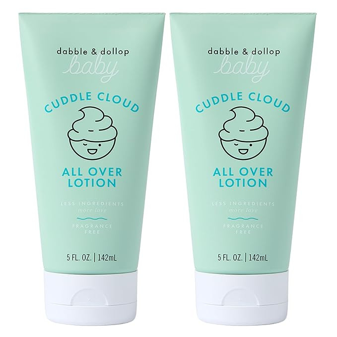 Dabble & Dollop Baby Cuddle Cloud™ All Over Lotion – Fragrance-Free Baby Moisturizer for Sens... | Amazon (US)