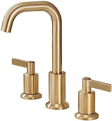 Derengge LF-3288-CS 8 InchTwo Handle Widespread Bathroom Faucet with Pop up Drain, Meets cUPC NSF... | Amazon (US)