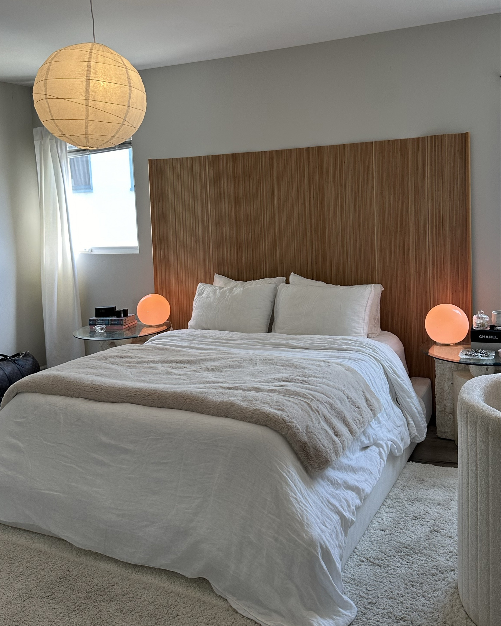 headboard hack with a room divider #diy #headboard #bedroomupgrade 

#LTKHome
