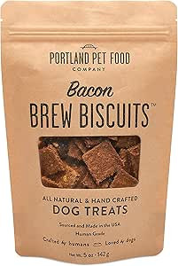 Portland Pet Food Company Brew Biscuit Dog Treats, All Natural, Human-Grade, USA Sourced and Made | Amazon (US)