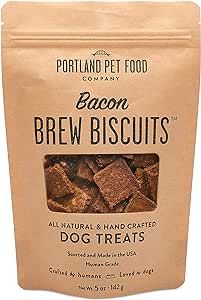 Portland Pet Food Company Brew Biscuit Dog Treats, All Natural, Human-Grade, USA Sourced and Made | Amazon (US)
