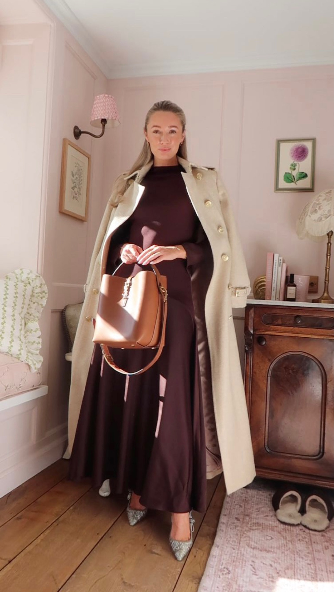 Layering two beautiful longline pieces for an elegant autumn outfit. 

Autumn outfit, autumn fashion, luxury bag, Saint Laurent bag, midi dress, reiss dress, trench coat, wool coat 

#LTKSeasonal #LTKeurope #LTKitbag