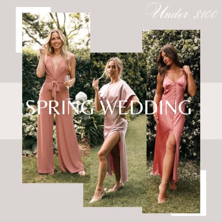 Spring wedding dress- get the perfect dress for spring wedding or spring event. 

#weddingguest
#springdress

#LTKfindsunder100