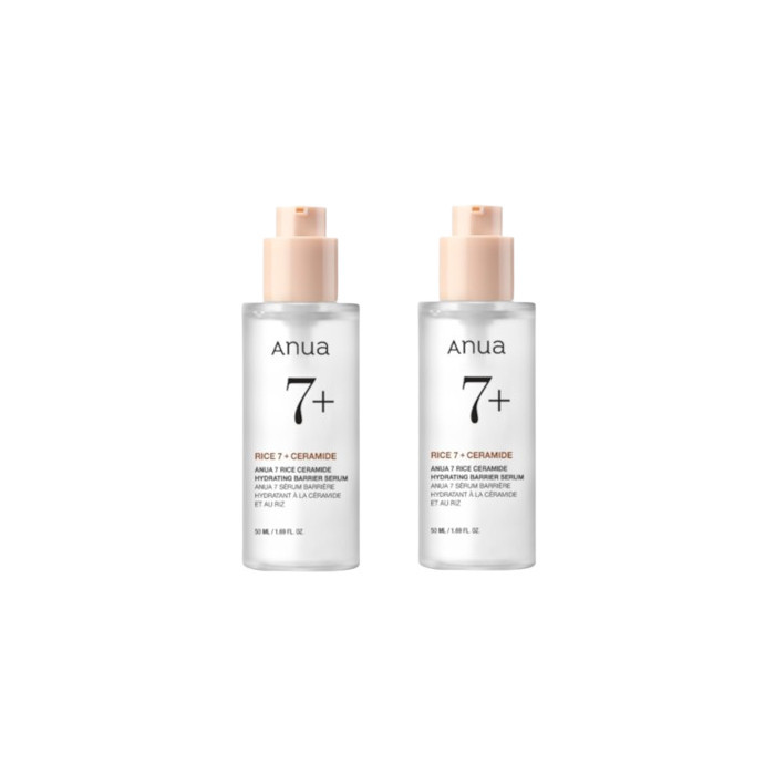 ANUA - 7 Rice Ceramide Hydrating Barrier Serum - 50ml (2ea) Set | Stylevana