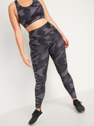 High-Waisted PowerSoft Side-Pocket Leggings for Women | Old Navy (US)