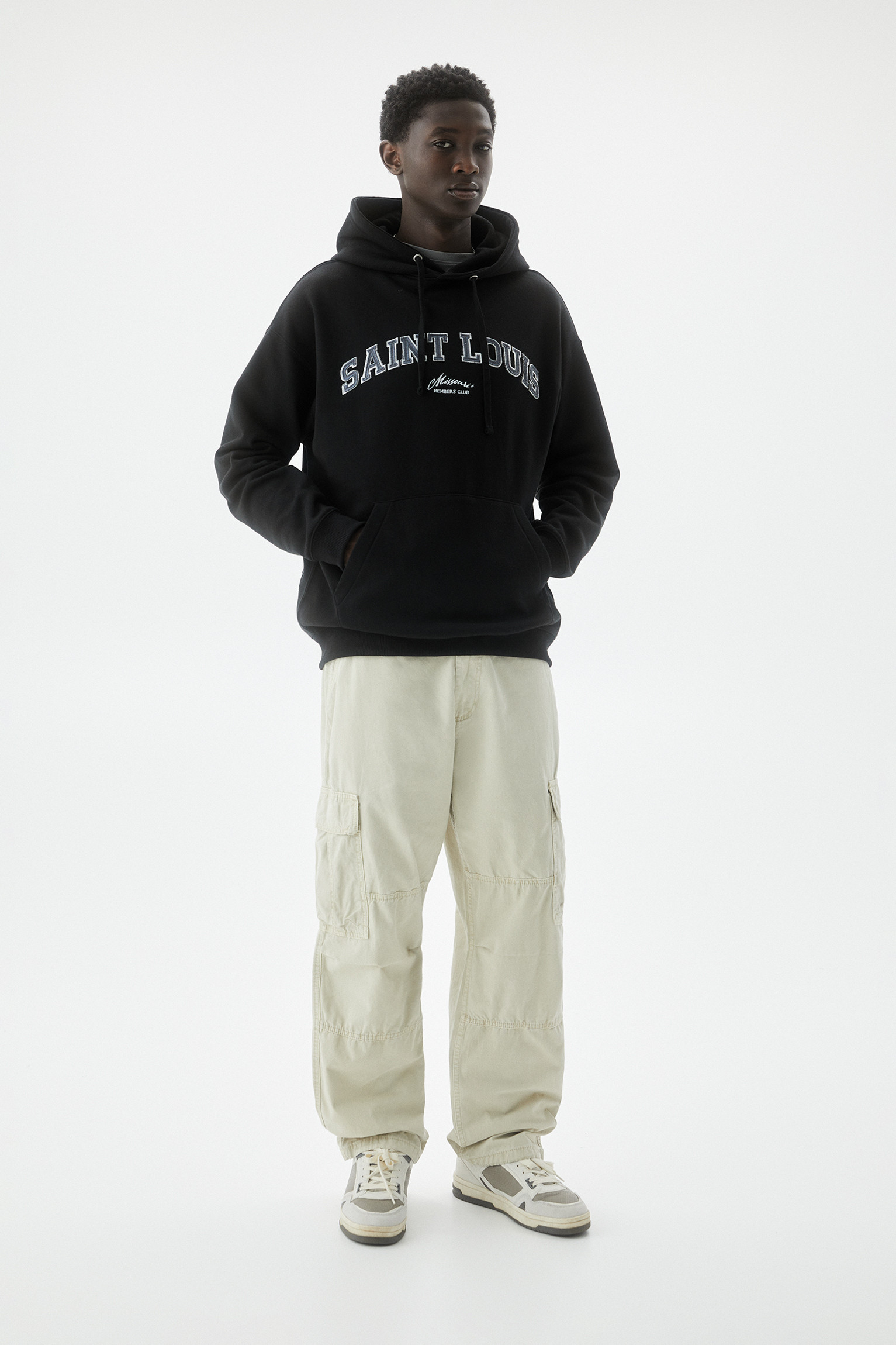 Saint Louis varsity hoodie | PULL and BEAR UK