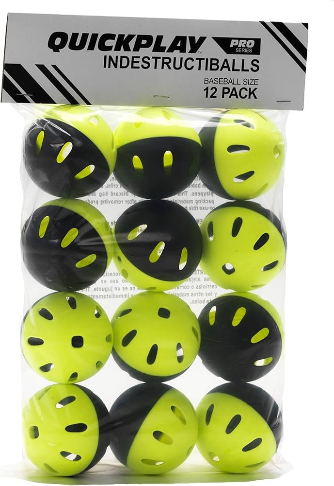 QUICKPLAY Baseball & Softball Indestructiballs | Heavy-Duty Training Balls | Long Lasting Limited... | Amazon (US)