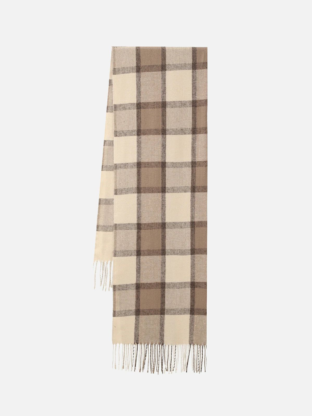 Classic Check Plaid Scarf | SDEER