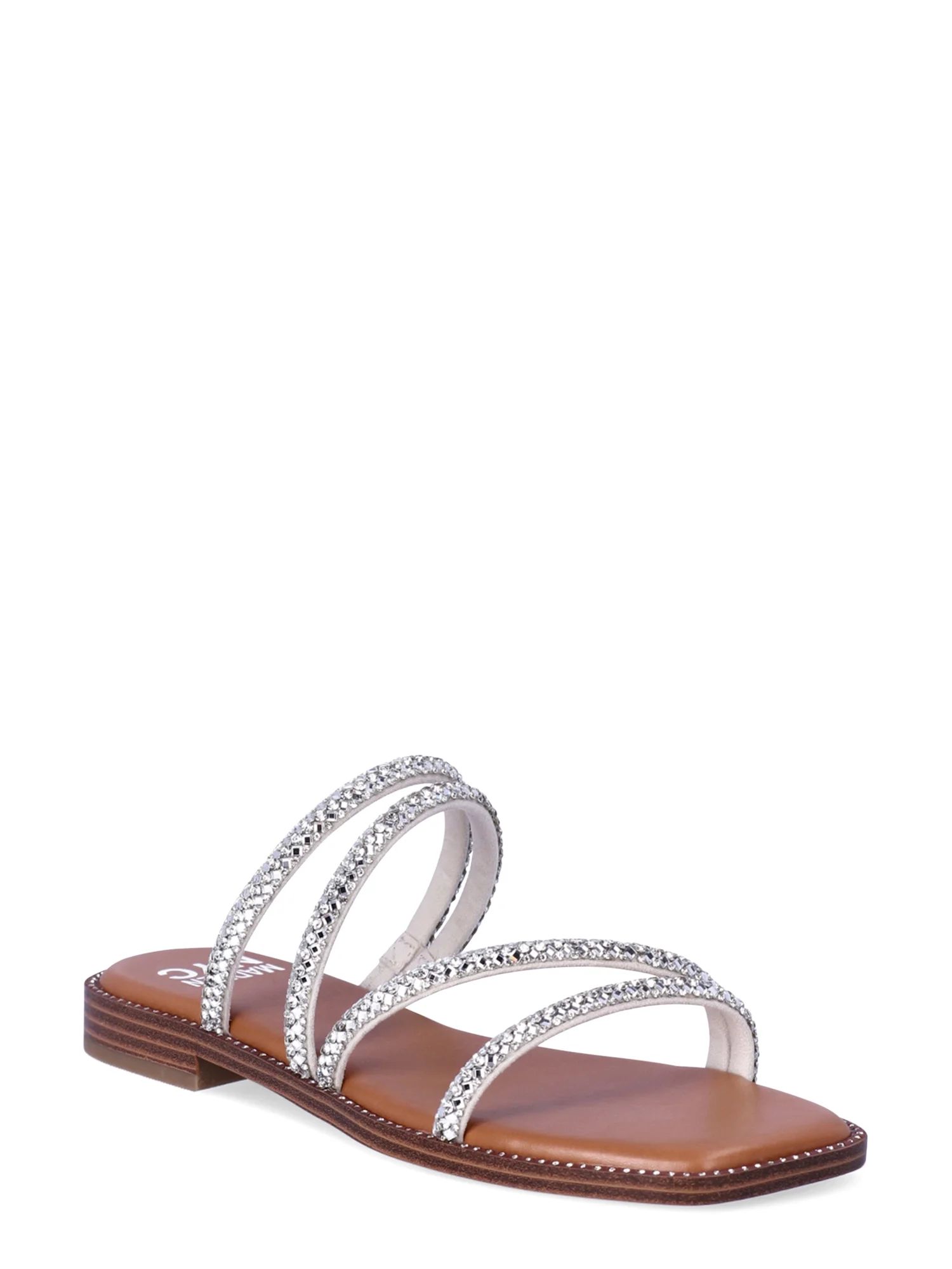 Madden NYC Women's Strappy Bling Sandals | Walmart (US)