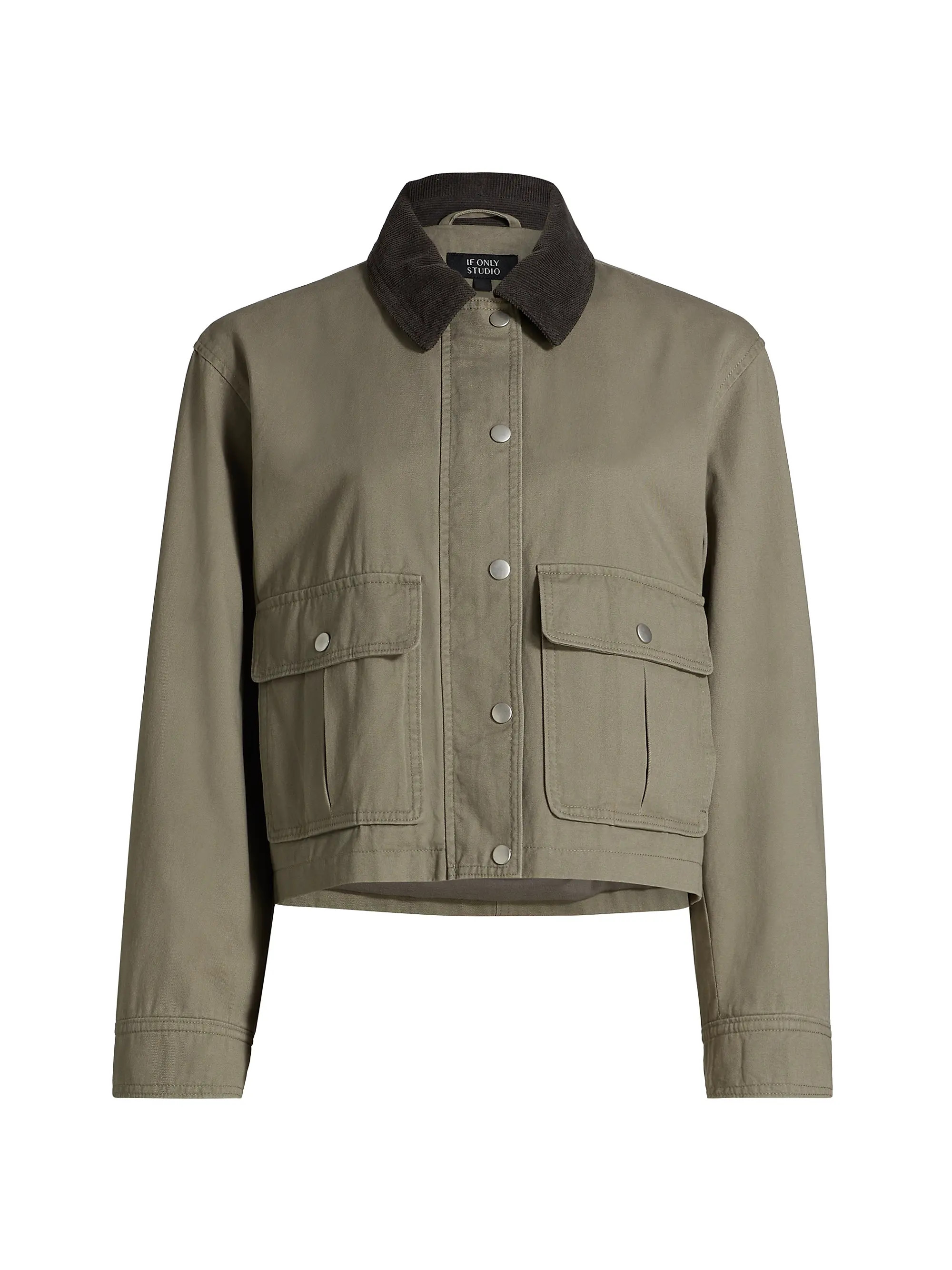 Classic-Cut Twill Jacket | Saks Fifth Avenue