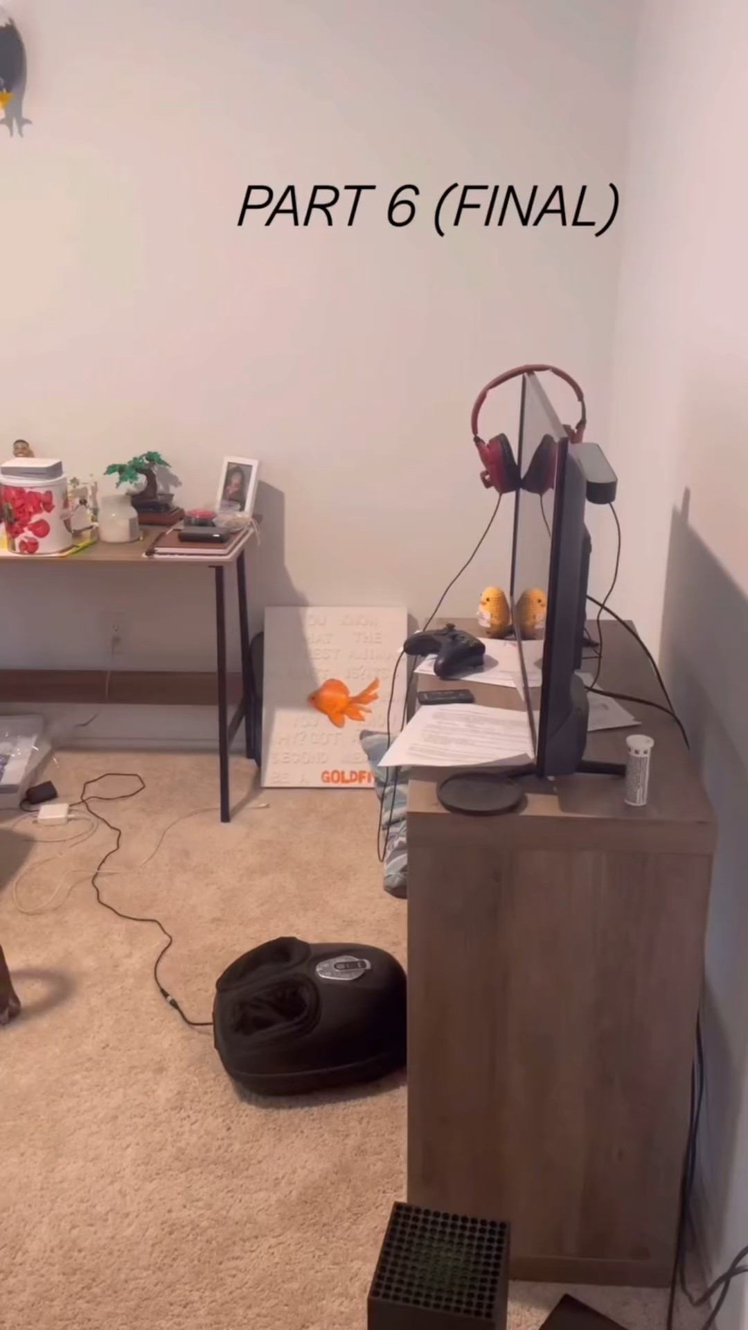 Ahhh part 6!! With a reaction!!

This was so fun and gave me something to do while the hubs was gone! Highly recommend transforming a room in your house!!
