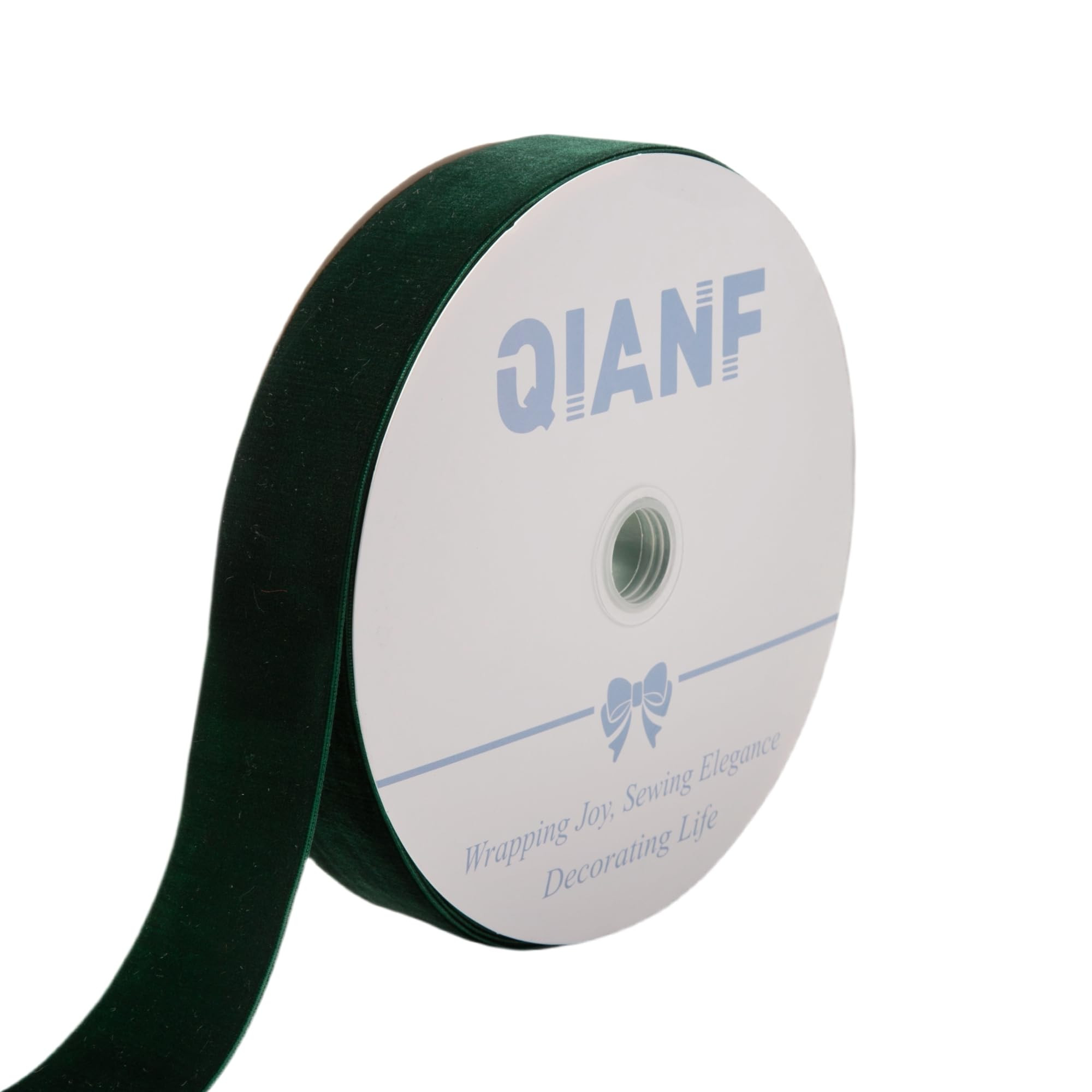 Hunter Green Velvet Ribbon, 1 1/2-Inch by 25-Yard Spool | Amazon (US)