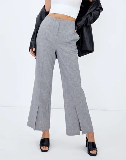 Pleat Wide Leg Split Pant | Glassons (AU & NZ)