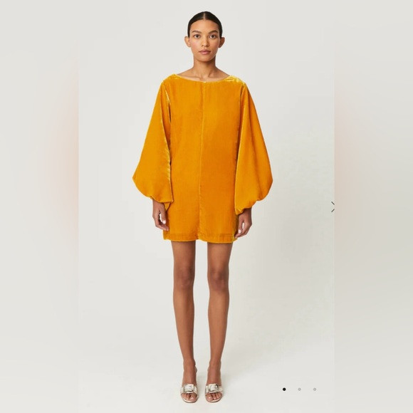 NWT RHODE Benji Dress in Carmen Yellow, S | Poshmark