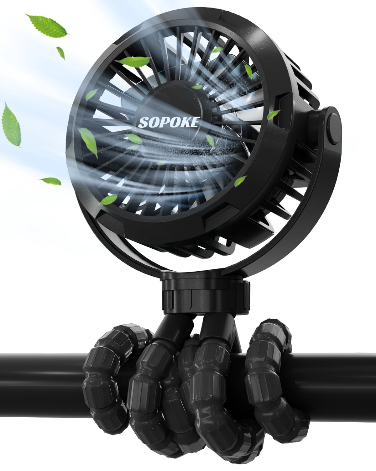 Mini Portable Baby Stroller Fan,3 Speed Personal Handheld Fan,Battery Operated Rechargeable 360°... | Amazon (US)