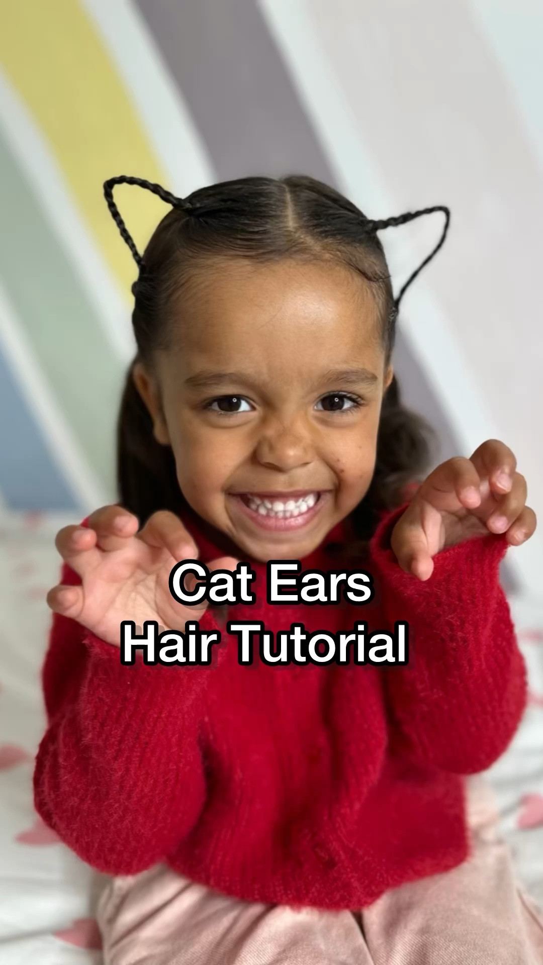 Cute cat ear hairstyle 