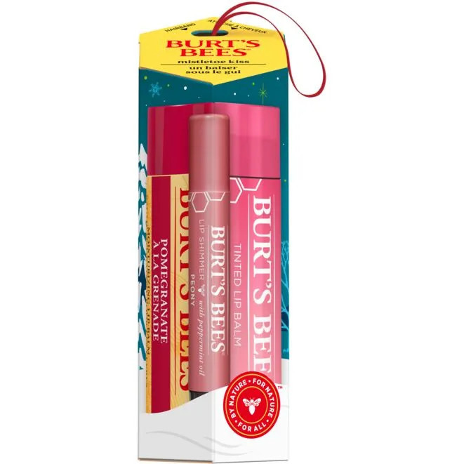 Mistletoe Kiss Holiday Gift Set - Pink Collection | Burt's Bees