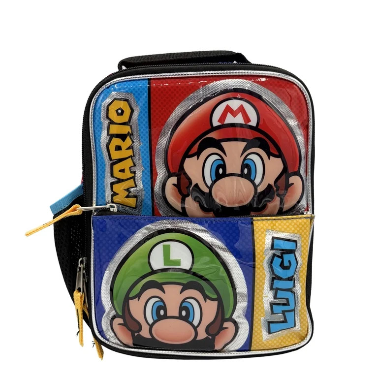 Nintendo Mario and Luigi Super Team Insulated Reusable Lunch Bag | Walmart (US)