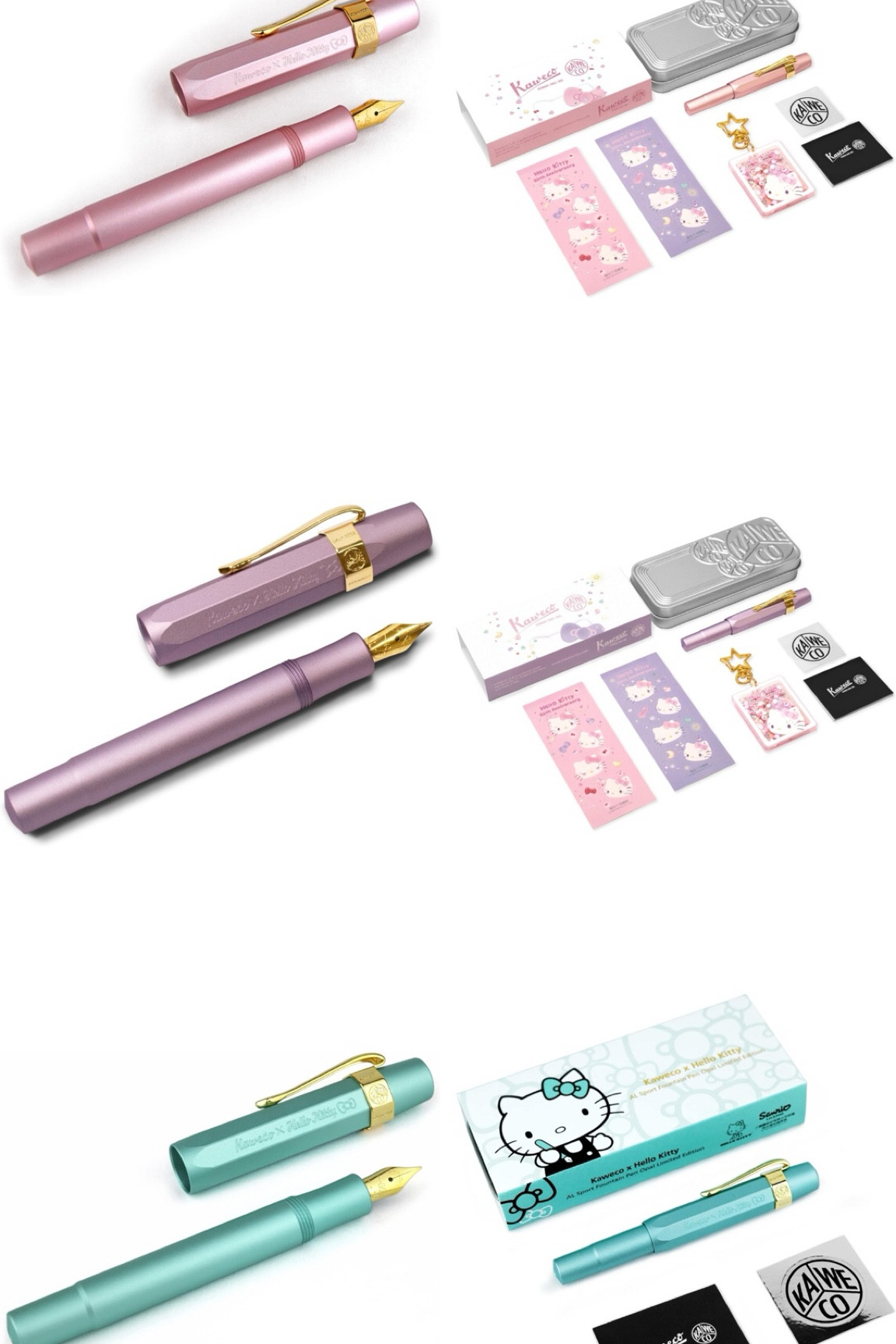 Pink Kaweco Sailor Hello Kitty Fountain Pen Kaweco X Hello Kitty