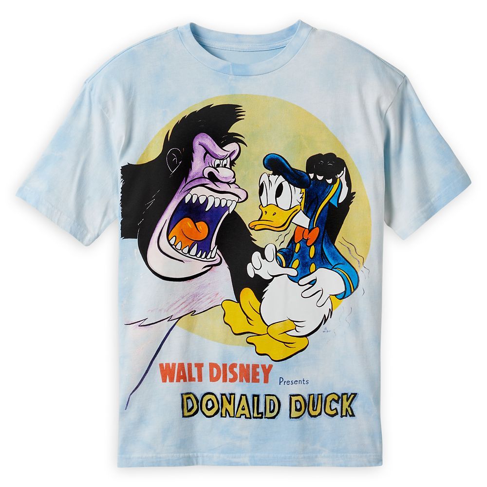 Donald Duck and the Gorilla Tie-Dye T-Shirt for Adults | Disney Store