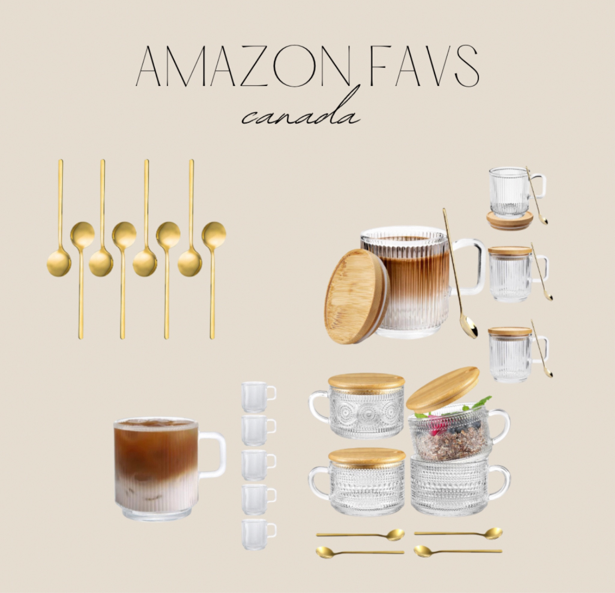 Love these trendy and stylish kitchen finds on Amazon Canada. Perfect for overnight oats, coffee and more!

#LTKhome #LTKfindsunder50 #LTKGiftGuide
