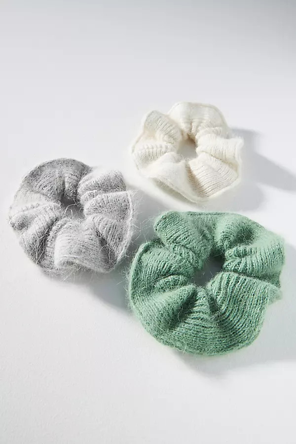 Cashmere Scrunchie Set By Anthropologie in Assorted | Anthropologie (US)