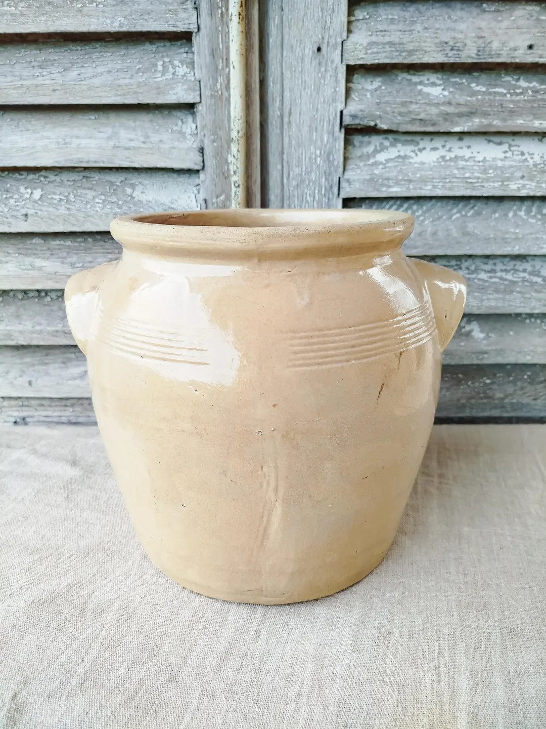 Large Antique French Preserve Pot, Made of Antique Stoneware. - Etsy | Etsy (US)