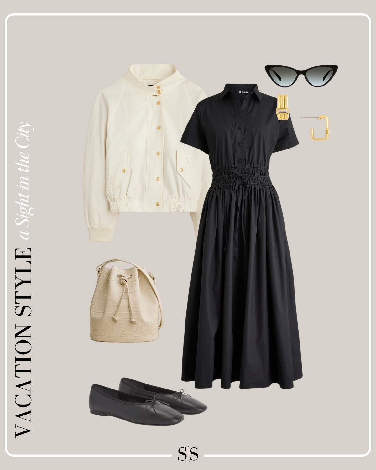 Vacation Style | A Sight in the City:  

From sightseeing to dinner, this black dress and cozy jacket combo will keep you stylish all day and night. Versatile and perfect for any city adventure!

#CityEvening #EffortlessStyle #UrbanExplorer #VacationOutfit

#LTKStyleTip #LTKTravel