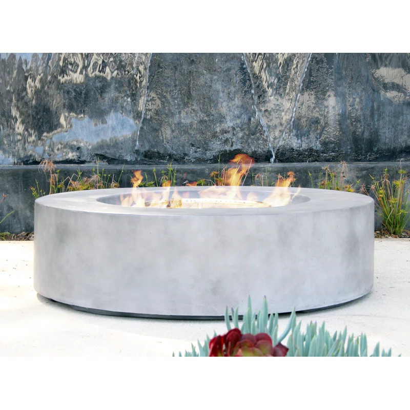 Latitude 12'' H Concrete Outdoor Fire Pit Table | Wayfair Professional