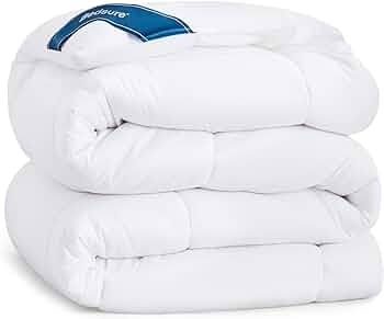 Bedsure Comforter Duvet Insert - Down Alternative White, King Size, Quilted, All Season, Corner T... | Amazon (US)