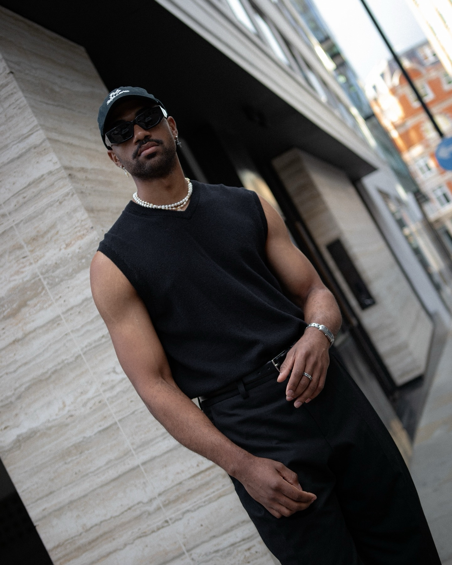 Today’s Look In All Black Sleeveless knit & tailored pants. 

What do you think of this look? 

Save For Later 🖤

📸 taken by @amiizmus 😍

high-end street style, smart casual ,OOTD, outfit inspo, UK fashion, autumn outfits ideas, streetstyle look, London street style, outfit of the day, autumn fashion style inspiration, outfit details, men’s fashion 

#mensfashion #londonfashionblogger #sweatvestlook #streetstylelook #streetstylelondon #londonstreetstyle #lookoftoday #autumnoutfit #autumnstyle #freshfit #outfitcommunity #dailyfashion