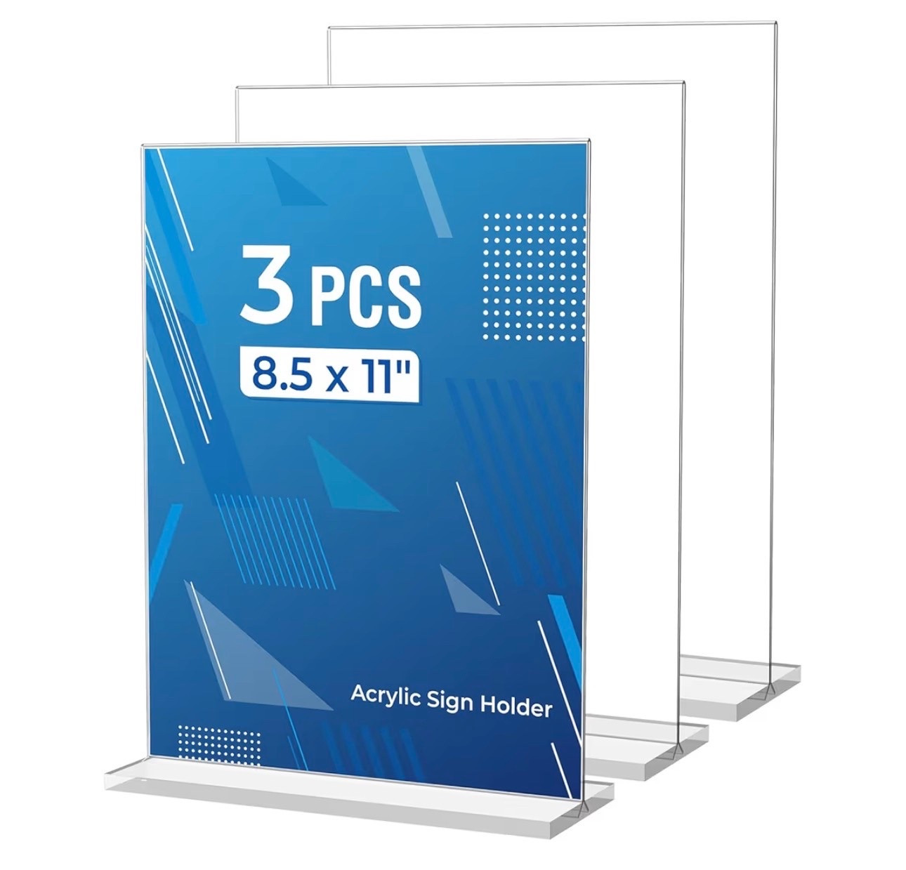 8.5x11 Acrylic stand holder