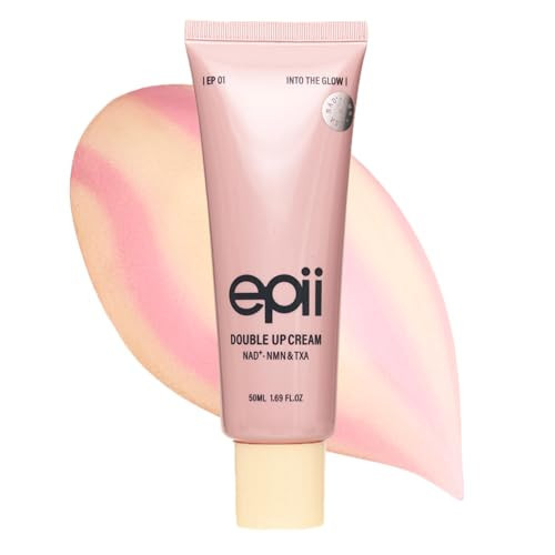 epii Double Up Cream | face moisturizer | NAD NMN | TXA | niacinamide | dark spot | uneven skin tone | sensitive skin | firmness | korean skincare | squalane15% | 50ml 1.69 oz. fl. | Amazon (US)