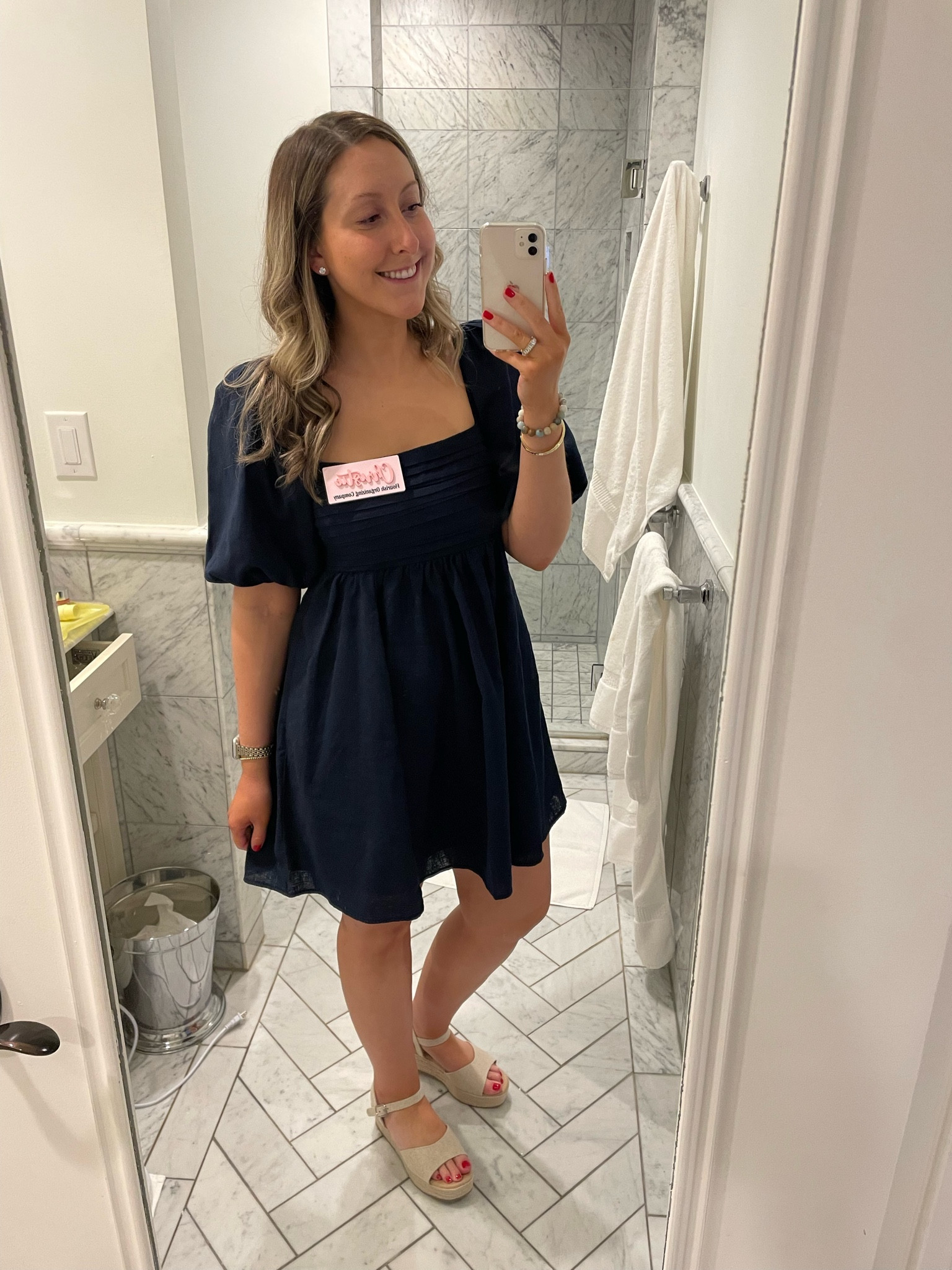 Abercrombie dress / blue dress / navy dress / babydoll dress / Abercrombie and Fitch / spring dress

#LTKstyletip #LTKsalealert