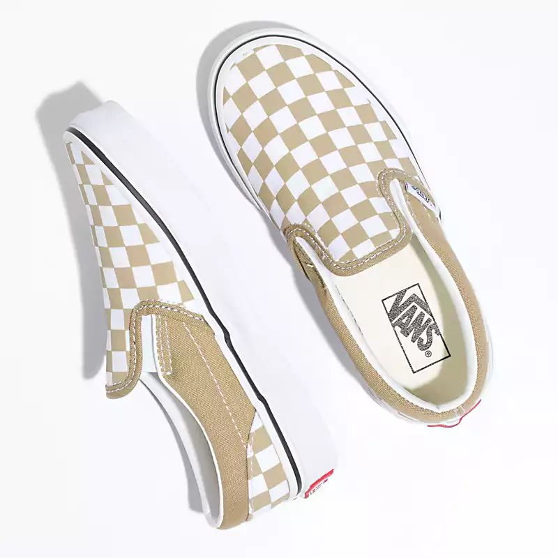 Kids Checkerboard Classic Slip-On Shoe | Vans (US)