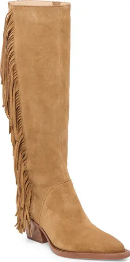 Roley Fringe Western Boot (Women) | Nordstrom