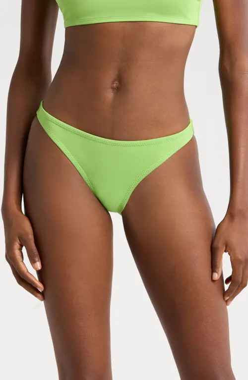 Good American Compression Better Bikini Bottoms in Lime005 at Nordstrom, Size X-Large | Nordstrom