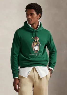 Polo Ralph Lauren Men's Polo Bear Fleece Hoodie, Green, Large | Belk