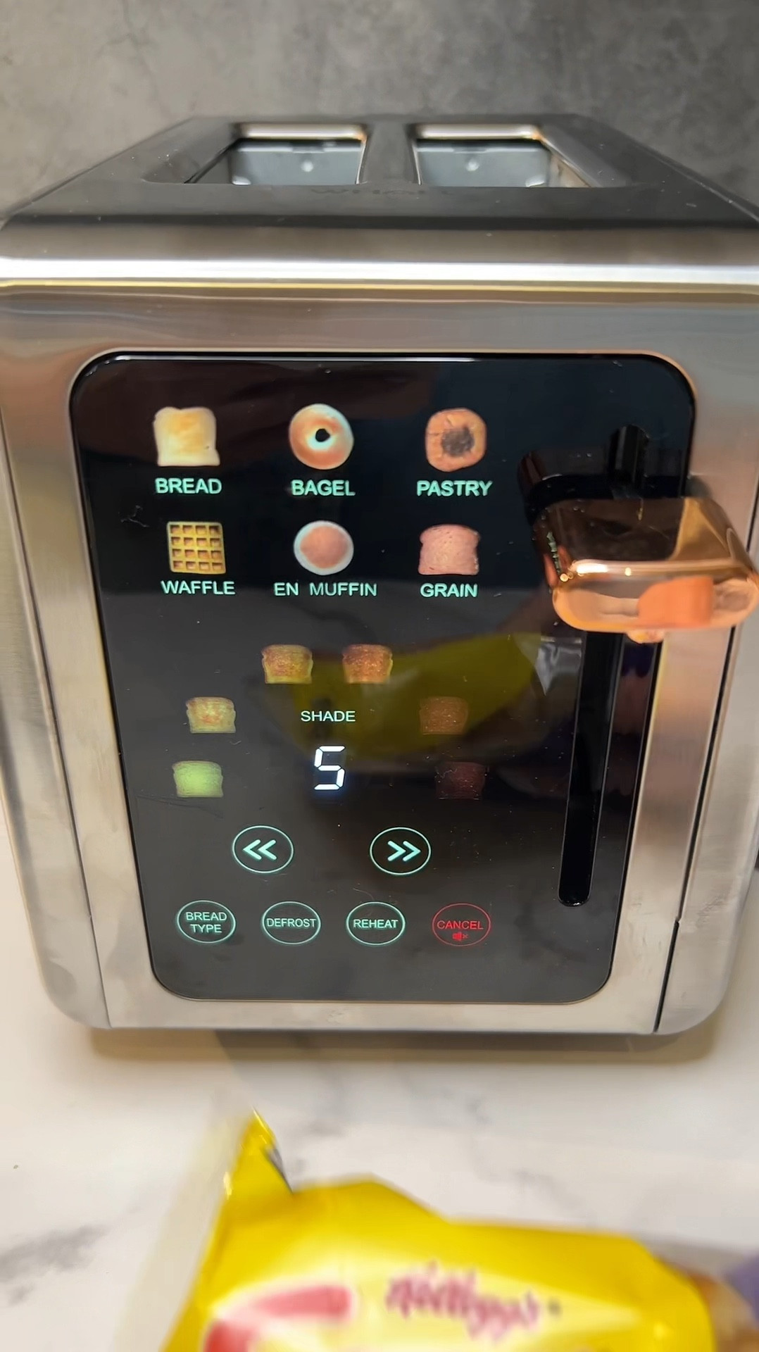 The last toaster you will ever need! Touchscreen 2-slice toaster that toasts waffles, bagels, bread, muffins and so much more, to perfection!
Six shades to choose from, and also comes with a reheat and defrost function! #amazonkitchen #amazon #toaster #appliance 

#LTKGiftGuide #LTKhome #LTKfindsunder50