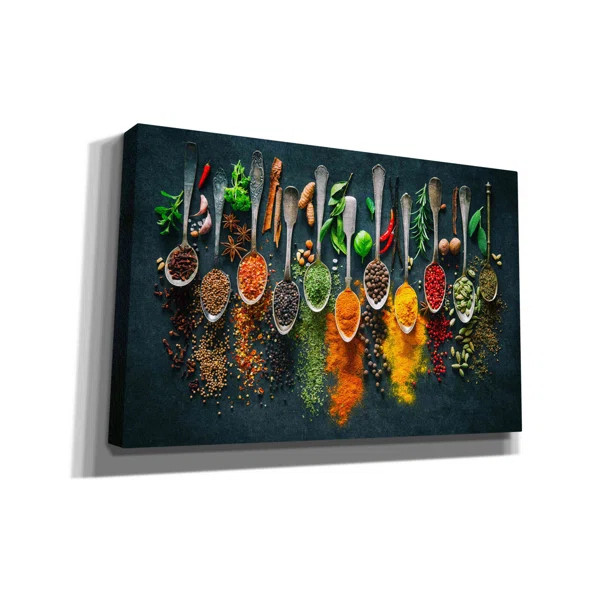 Colorful Spices - Wrapped Canvas Photograph | Wayfair North America